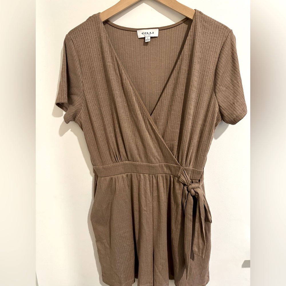 Taupe colored romper